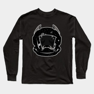 Astronaut Pitbull Long Sleeve T-Shirt